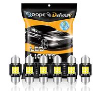 Defvnsy C5W Ampoule LED Festoon, DE3175 DE3021 DE3022 Ampoule 31mm, CANBUS sans Erreur Blanc 12V DC pour Intérieur Dome Light Map Light Plaque D'immatriculation Lumière de Courtoisie (Lot de 4)