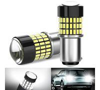 Defvnsy P21/5W 1157 Bay15D LED Ampoule, 10V 30V Ampoules Blanc Super Lumineux, 500-800LM Haute et Basse Luminosité Non Polarisée Feux Clignotants Feux de Freinage 3014 Puces 78SMD (Lot de 2)