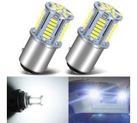 Defvnsy P21/5W LED 12V Ampoule 1157 BAY15D LED 6000K Blanc, 12V Ampoules Voiture 4014 39SMD pour Feu Arrière de Freinage, 2057 2357 7528 Compatible - Lot de 2