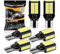 Defvnsy T15 W16W 921 912 LED Ampoule, Canbus Sans Erreur 12V 24V 6000K Blanc, 4014 54SMD Ampoule de Voiture pour Feux de Recul Stationnement Arrière Sauvegarde Inversée Lumière, 6 Pièces