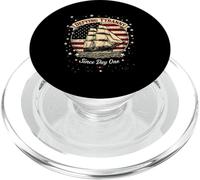 Defying Tyranny Since Day One Vintage Nautical Ship (Défier PopSockets PopGrip pour MagSafe