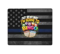 Dégagez De Mon Chemin, Je Vais Au Bingo ! Tapis De Souris Douce Mouse Pad Durable Tapis Souris pour Études Ordinateur Maison 25X30Cm