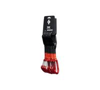 Black Diamond – Pack de 6 dégaines d'escalade Hotforge Hybrid Quickpack 12 cm Octane