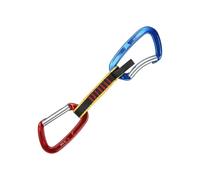 Dégaine Escalade - Aluminium Haute Résistance, Sangle Express Longueur 27cm Alpinisme, Équipement Traction 25KN Rappel Sécurisé | pour Escalade Glace Spéléologie