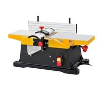 Dégauchisseuse de table de 6 pouces, dégauchisseuse de table pour le travail du bois 1800W 12000 tr/min, profondeur de coupe réglable pour rabotage de l'épaisseur du bois