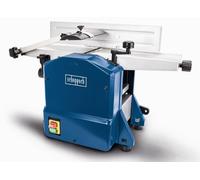 Dégauchisseuse / Raboteuse HMS650 - 230 V - 1100 W - Vitesse de rotation 7850 min-1 - Guide de dégauchissage inclinable - Largeur de rabotage 152 mm - Hauteur de passage 120 mm - SCHEPPACH - 590220190