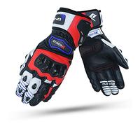 DEGEND Gp-2 Multicolore | Gants de Compétition Moto Pour Hommes des Haute Résistance - Fabriqués En Cuir De Vache, TPU et Kevlar des Résistance Maximale Aux Impacts et L'Abrasion - Équipement Moto M