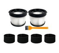 Deger Lot de 2 filtres HEPA DCV5011H pour aspirateur à main sans DCV501HB avec 4 filtres à manchon en mousse et 1 brosse