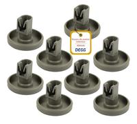 DEGG Roues Lave-vaisselle - Roulettes Panier 40 mm - Compatible avec IKEA AEG Electrolux Zanussi Etna - Remplacement universel Panier inférieur Lave-vaisselle - 8 pièces