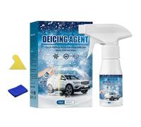 Dégivrant d'hiver pour vitres de voiture - 60 ml - Solution rapide pour faire fondre la neige - Formule sûre et non corrosive - Protection du pare-brise de voiture, des fenêtres et des rétroviseurs