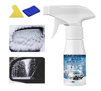 Dégivrant pour pare-brise, 60 ml, dégivrant pour pare-brise de voiture, avec serviette et serviette, en hiver, par temps de neige et de gel