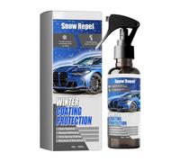 Dégivrant pour pare-brise de voiture - Spray de dégivrage rapide - Spray d'hiver transparent - Nettoyant pour vitres de voiture - Solution anti-gel avec design à fusion rapide - Dégivrant à action