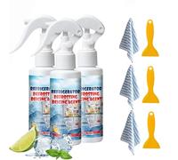 Degivrant Refrigerateur Congelateur,Spray De Dégivrage Pour Réfrigérateur,Dégivrant Congélateur,Degivrant Rapide Pour Frigo Et Congelateurdegivrant Express,Avec Un Grattoir Et Une Serviette (3)