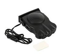 Dégivreur de dégivreur de ventilateur de chauffage de voiture 12V 150W, Keenso 2 en 1 portatif dégivreur de chaufferette de ventilateur de voiture, 1 sortie noire
