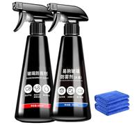 Dégivreur de pare-brise de voiture - Agent hydrofuge anti-buée, traitement du verre automobile, solution ďe protection đe la visibilité d́e conduite sûre, formule lubrifiante pour joint d̄e porte dé f