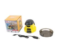 Dégivreur de Pare-Brises sur batterie,Grattoir à glace électrique,USB Charge,jaune