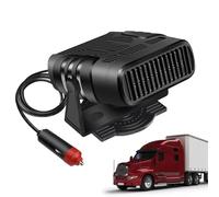 Dégivreur De Voiture - ABS Taille | Ventilateur De Chauffage Intérieur Pour La Conduite Hivernale | Outil De Désembuage De Soufflage De Refroidissement De Chauffage À Double Tension 12V 24V | R