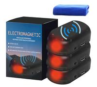 Dégivreur de Voiture Electromagnétique 3 Pièces Dégivreurs de Pare-Brise Chargement Solaire USB Chauffage Micro-Ondes - Protection Contre le Gel - Portable - Protection du Véhicule pour Voiture