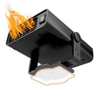 Dégivreur de voiture portable pour chauffage et refroidissement de voiture 12 V avec désembuage pare-brise à chauffage rapide rotatif à 360 ° Dégivreur brancher pour la conduite hivernale A