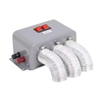 Dégivreur portable de voiture - 12 V 24 V réglable 3 réglages de température, chauffage rapide pour pare-brise, désembuage compact, chauffe-spot à base rotative, solution efficace de chauffage