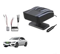 Dégivreur portable pour voiture - 12 V - Avec fonction de chauffage rapide - Pour pare-brise de voiture - Noir