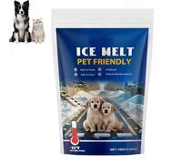 Déglaçant Sans Danger Pour Les Animaux Domestiques, Ice Melt Salt,Sel De Deneigement Déglaçage, Fondant à Glace Au Sel D'allée, Snow Salt, Pet Friendly Ice Melt, Pour Le Déneigement, Easy to Use (1PC)