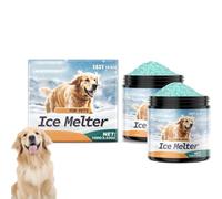 Déglaçant Sans Danger Pour Les Animaux Domestiques - Sel De Deneigement Vert Déglaçage, Fondant À Glace Au Sel D'allée, Sél De Neige Fondant À Glace Des Animaux, Pour Le Déneigement Et Le (2)