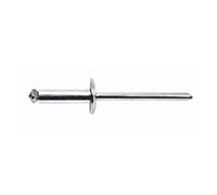 DEGOMETAL - 100 Rivets aveugles éclatés Alu/Acier Tête Large 4.8X16-130 248 161