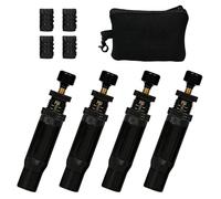 Dégonfleur automatique de pneus - Rapide et réglable | Outil de d'air 4 pièces 10-30 PSI | Voiture, camion, camionnette, tout-terrain | Gonfleur de pneu Spin-On, accessoires tout-terrain, ent