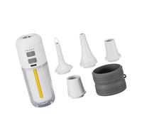 Dégonfleur d ' air Rapide avec 5 Buses et Bloc d ' Alimentation 2000 mAh, idéal pour Les Matelas de Couchage, Les bouées et Autres Petits Ventilateurs Haute Pression