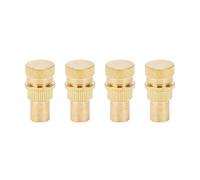 Dégonfleur de pneu, 4 Pièces Dégonfleurs de Pneus en Laiton, Accessoire de Pneu de Roue Automatique D'outil de Noyau de Valve de Pneu de Déflateur D'air