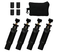 Dégonfleurs de pneus réglables - Équipement Tout-Terrain 4x4, Outil de dégonflage Rapide | Kit de 4 pièces 10-30 PSI, Ensemble de valves d'arrêt Automatique, Outil de gonflage à Visser, dégonfleur de