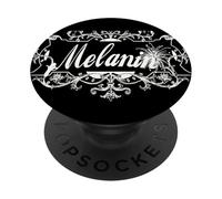 Dégoulinant de mélanine Native African Heritage White Conçu PopSockets PopGrip Adhésif