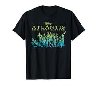 Dégradé des personnages de Disney Atlantis : L'Empire perdu T-Shirt