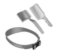 Degrader Cheveux Homme, 3 Pcs Guide De Coupe De Peignes Pochoir De Coupe Cheveux Réglable, Peigne Degrade De Positionnement Incurvé Pour Salon Et DIY À La Maison Set De Peignes Pour Coiffeur Homme