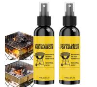 Dégraissant à action rapide pour gril,nettoyant et dégraissant universel pour gril, dissout la graisse et les résidus alimentaires, spray nettoyant à l'huile, dégraissant de cuisine tout usage (2pcs)