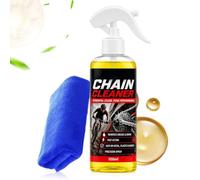 Dégraissant Chaîne Vélo Spray Dégraissant Cassette 100 ml avec Chiffon
