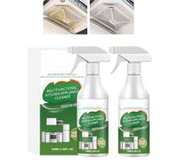 Dégraissant Cuisine 2 x 100 ml, Spray Nettoyant Sans Rinçage | Élimine efficacement les graisses sur les fours, plaques de cuisson, hottes, Air Fryers et barbecues.