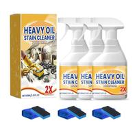 Dégraissant Cuisine Ultra-Résistant, Spray Nettoyant Dégraissant Ultra-Résistant, pour Cuisine, Ménage, Four, Cuisinière et Plus (3Pcs)