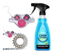 Dégraissant de chaîne de vélo - Spray de nettoyage pour vélo - Pour VTT, vélo de route, entretien, réparation, atelier, maison