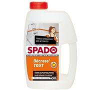 SPADO - Dégraissant décrassant- Elimine les salissures - Tout les types de sols - Usage intérieur et extérieur - travaux, déménagement et gros nettoyages - Parfum agrume -1L -Fabriqué en France