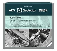 Dégraissant, détartrant, anti-calcaire professionnel Clean & Care pour lave-vaisselle et machine à laver, 3 boîtes de 12 sachets Electrolux