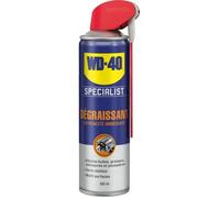WD-40 Specialist • Dégraissant • Spray Double Position • Efficacité Immédiate • Sans résidu • Dissout graisse, huiles et salissures diverses • Réduit l’usure • 500 ML