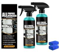 Dégraissant multi-usage pour voiture et maison, spray nettoyant haute performance, mousse nettoyante pour élimination rapide des taches (plans de travail, appareils électroménagers).