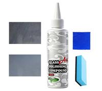 Dégraissant pour vitres - 150 ml - Réparation et détails durables - Avec chiffon - Pour trajets sur route, stationnement, brouillard, pluie, fenêtres, camions, camionnettes, véhicules berlines, SUV