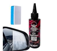 Dégraissant pour vitres de voiture - 150 g - Pâte de décontamination pour verre - Crème de finition longue durée - Détachant les taches d'eau, liquide de nettoyage pour vitres de voiture