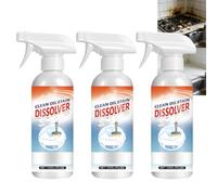 Dégraissant puissant pour la cuisine - Nettoyant détachant à action rapide, nettoyant graisse multi-surfaces nettoyant cuisine sans résidus, puissant dégraissant pour appareils électroménagers. (3PCS)