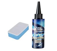 Dégraissant Vitres Automobile,150ml Liquide Polissage Vitre - Accessoire Nettoyage Phares Rétroviseurs Pneus Meubles Intérieur Extérieur Caravane
