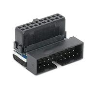 Degré 24 Broches 90 Degrés Connecteur d'alimentation RGB 4 × 3 × 3 Ph19-A Carte Mère de Bureau Prise Usb3.0 Convertisseur de Prise USB coudé à 90 Degrés