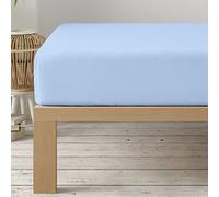 Degrees Home Collection - Drap-Housse 105x190 cm - Microfibre Douce, Bonnet 33 cm - Bleu Ciel